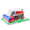 LEAN TOYS Cosechadora agrícola con cabezal de corte rojo