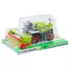 LEAN TOYS Cosechadora de juguete móvil con accionamiento verde