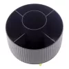 LEAN Organizador de pinceles de maquillaje giratorio 360° con 5 compartimentos negro