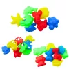 LEAN TOYS Set de arena mágica rosa 3kg con moldes, herramientas y tablero inflable