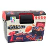 LEAN TOYS Caja de herramientas DIY Set de taladro con batería 55 piezas