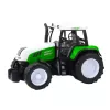 LEAN TOYS Tractor agrícola verde con remolque y mezclador de pienso 50cm