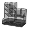 LEAN Organizador de oficina recipiente metal negro