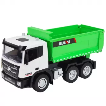 Huina RC volquete radiocontrol verde 1:18