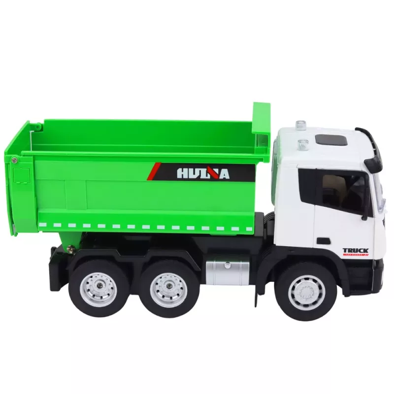 Huina RC volquete radiocontrol verde 1:18