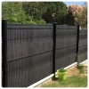 LEAN Red de sombreo para valla ocultación negro 1,5M 25M 70g/m²