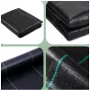 LEAN Agrotextil negro 160 cm x 50 m UV 90 g antimalezas Agrotextil + anclajes