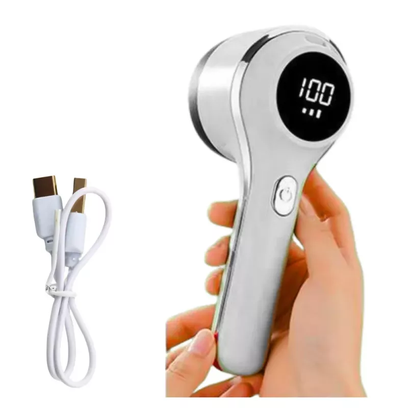 LEAN Quitapelusas eléctrico 3 velocidades blanco