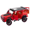 LEAN TOYS Coche todoterreno metal retroceso puertas que se abren rojo 1:22