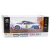LEAN TOYS Coche deportivo de metal luces sonidos retroceso blanco 1:22