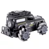LEAN TOYS Coche todoterreno RC teledirigido rotación 360° 1:12 negro