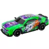 LEAN TOYS Coche deportivo RC teledirigido con carrocería drift luminosa verde