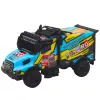 LEAN TOYS Camión RC coche teledirigido carrocería luminosa turquesa