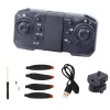 LEAN TOYS Dron D6 PRO cámara luces LED app gris claro
