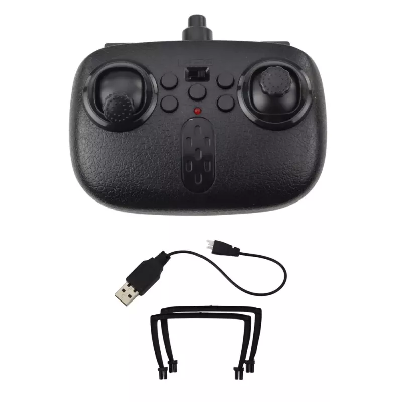 LEAN TOYS Dron teledirigido UFO Y20 con luces rotación 360° rojo
