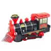 LEAN TOYS Locomotora eléctrica clásica con sensor de obstáculos, luces y sonidos