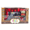 LEAN TOYS Locomotora eléctrica clásica con sensor de obstáculos, luces y sonidos