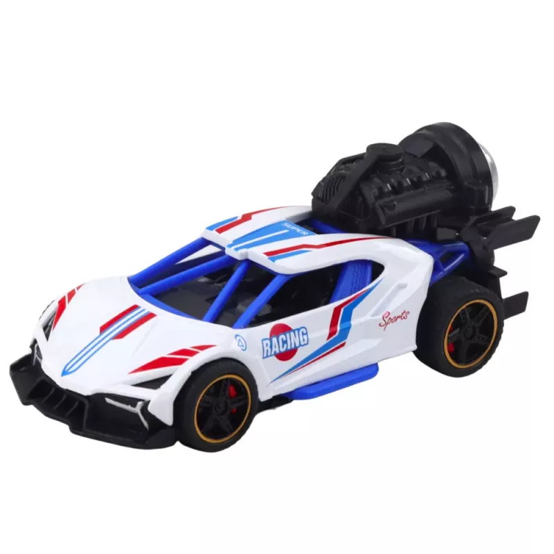 LEAN TOYS Coche deportivo con luz, sonido y efecto de humo 1:36 surtido