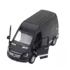 LEAN TOYS Furgoneta de reparto Metal Sounds negra