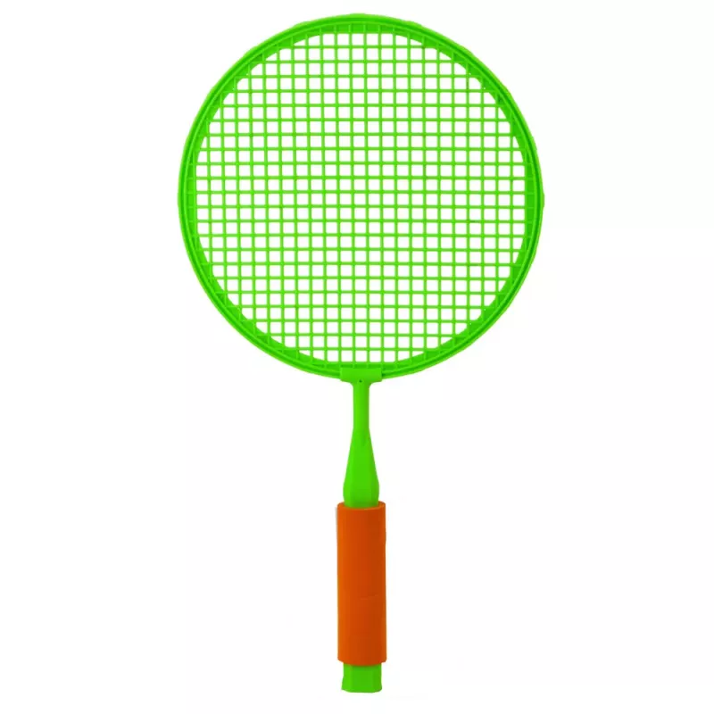 LEAN TOYS Set de raquetas de bádminton: 2 raquetas, 2 volantes grandes y 1 pelota