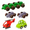 LEAN TOYS Bloques de construcción educativos en bolsa Dinosaurio Números Letras 91 uds.