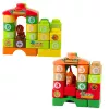LEAN TOYS Bloques de construcción educativos en bolsa Dinosaurio Números Letras 91 uds.