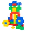 LEAN TOYS Set de bloques de construcción grandes en bolsa, multicolor, 28,5x9x9 cm, 20 uds.