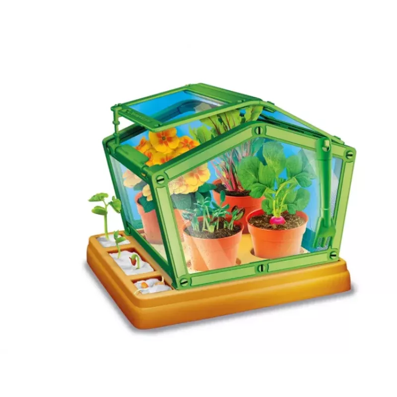 Clementoni Science & Play 50861 Mi primer invernadero, kit de botánica
