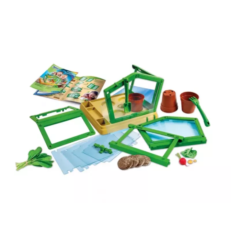 Clementoni Science & Play 50861 Mi primer invernadero, kit de botánica