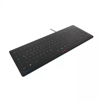 CHERRY STREAM PROTECT KEYBOARD Teclado con cable, distribución US, negro