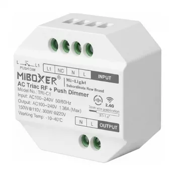 Miboxer Synergy 21 LED Dimmer AC TRIAC RF+Push (TRI-C1)