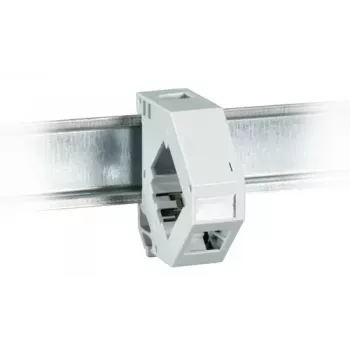 EFB-Elektronik Soporte de módulo Keystone 1 puerto, para carril DIN, plástico