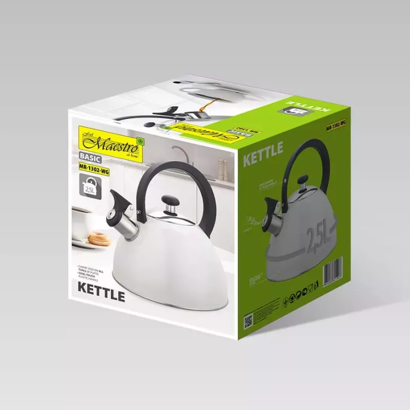 MEO Maestro Hervidor no eléctrico 2,5L MR-1302-WG acero inoxidable