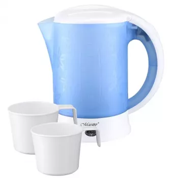 MEO MR-010 Maestro Hervidor de viaje con 2 tazas 0,5 L 700 W blanco