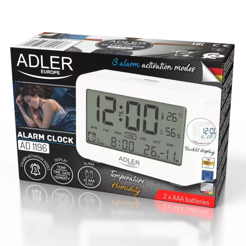 Adler AD 1196 hervidor eléctrico, blanco