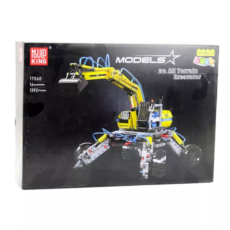 LEAN TOYS Bloques de construcción Excavadora todoterreno móvil 1392 uds.