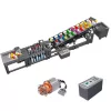 LEAN TOYS Bloques de construcción Pista de bolas con motor eléctrico 1281 piezas