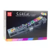 LEAN TOYS Bloques de construcción Pista de bolas con motor eléctrico 1281 piezas
