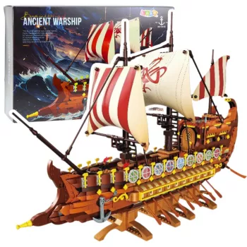 LEAN TOYS Bloques de construcción Barco romano antiguo 2073 uds.
