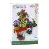 LEAN TOYS Bloques de construcción Flores en macetas 7 piezas dos estanterías 1446 piezas