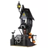 LEAN TOYS Bloques de construcción Casa encantada Torre Halloween 581 piezas
