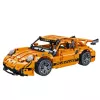 LEAN TOYS Bloques de construcción Coche de carreras GT naranja 1:14 1268 uds.
