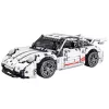 LEAN TOYS Bloques de construcción Coche de carreras GT blanco 1:14 1268 uds.