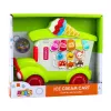 LEAN TOYS Piano electrónico didáctico para niños pequeños Heladería verde