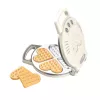 LEAN TOYS Set de gofres de pizza con accesorios de cocina para niños