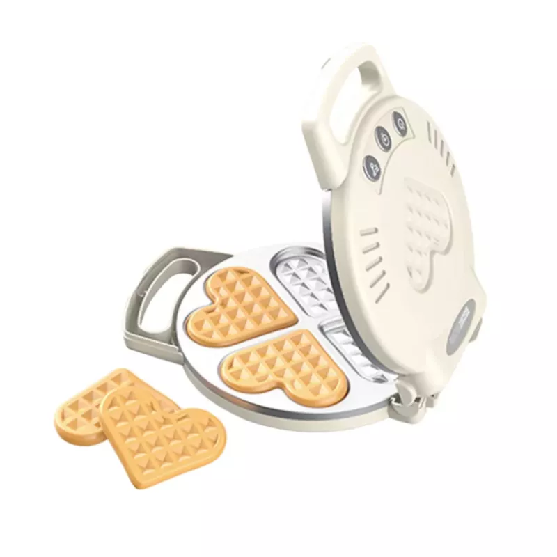 LEAN TOYS Set de gofres de pizza con accesorios de cocina para niños