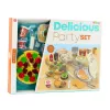 LEAN TOYS Set de gofres de pizza con accesorios de cocina para niños