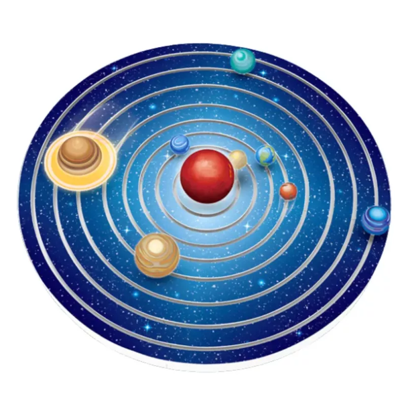 LEAN TOYS Kit educativo de plástico Sistema Solar planetas DIY