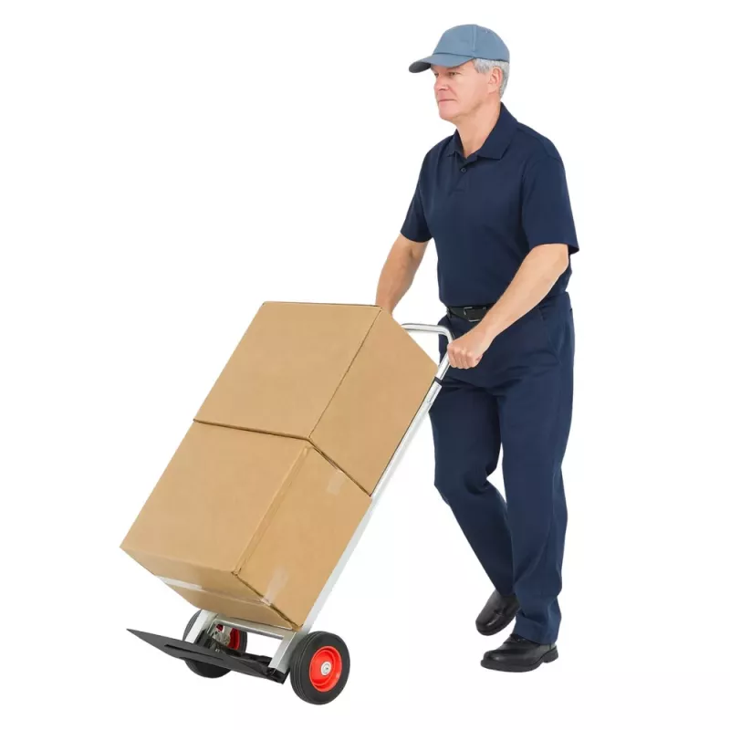 LEAN Carro de transporte plegable de aluminio para almacén 90 kg
