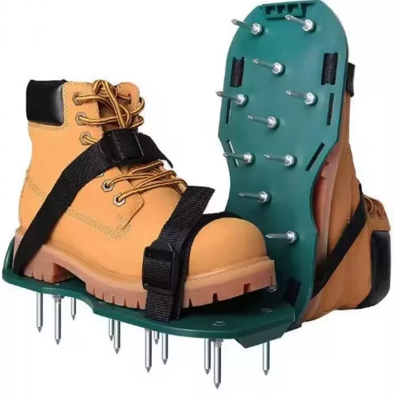 LEAN Fundas de zapatos para escarificador aireador con clavos para césped